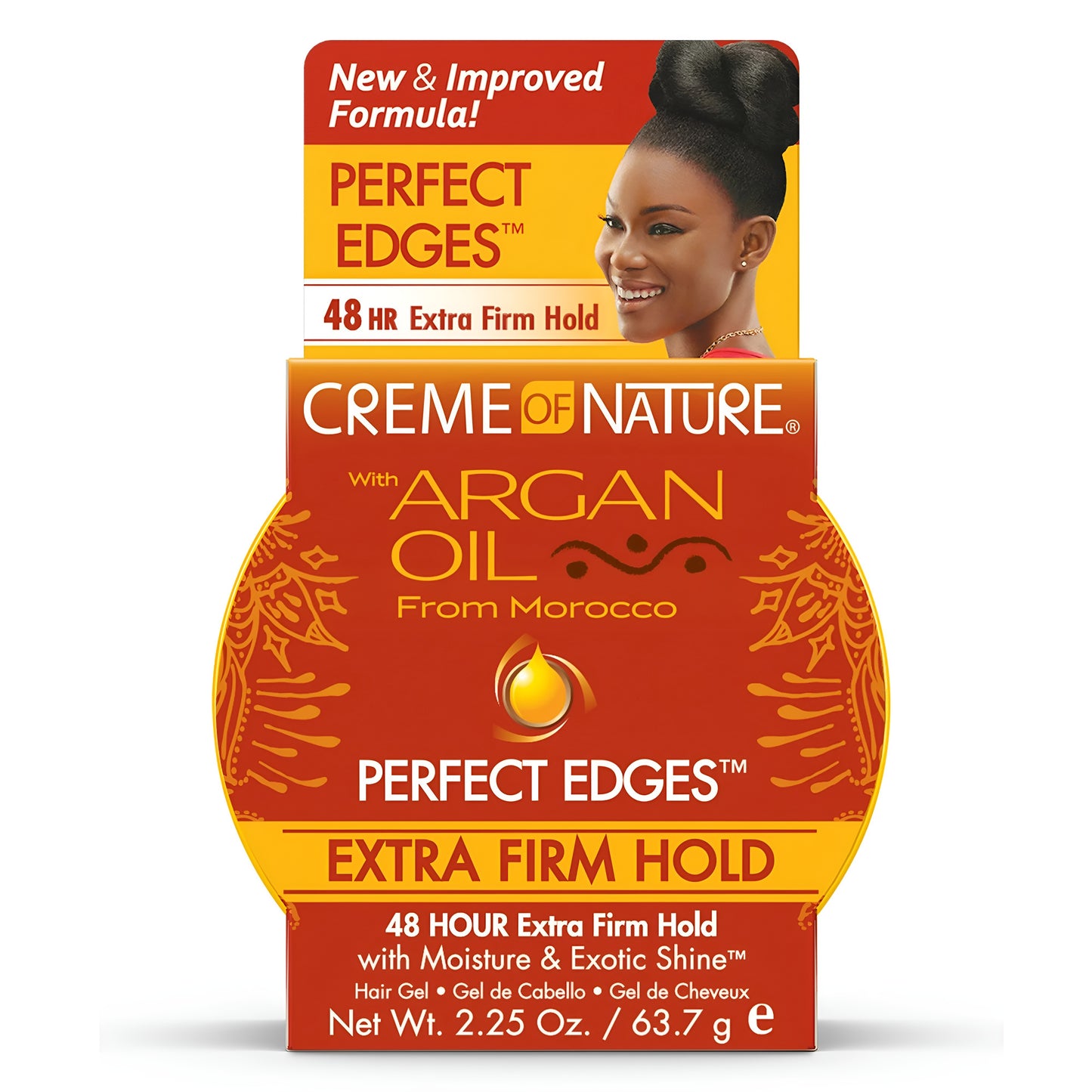 Creme Of Nature Perfect Edges 48 HR Extra Firm Edge Control Gel 2.25 oz.