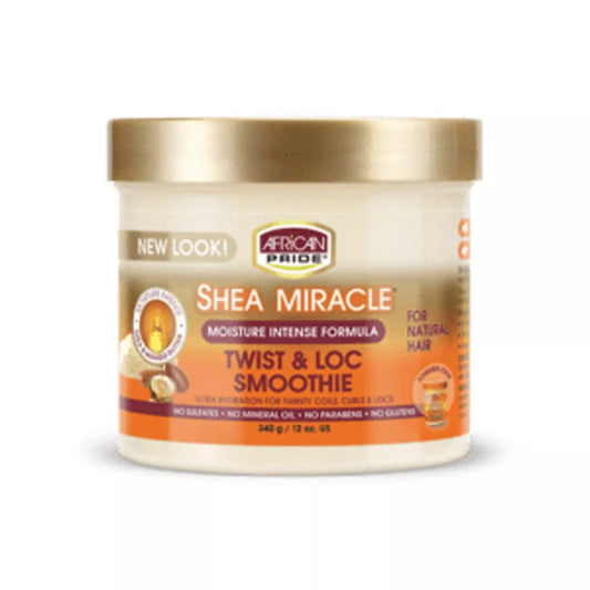 African Pride Shea Miracle Twist & Loc Smoothie.