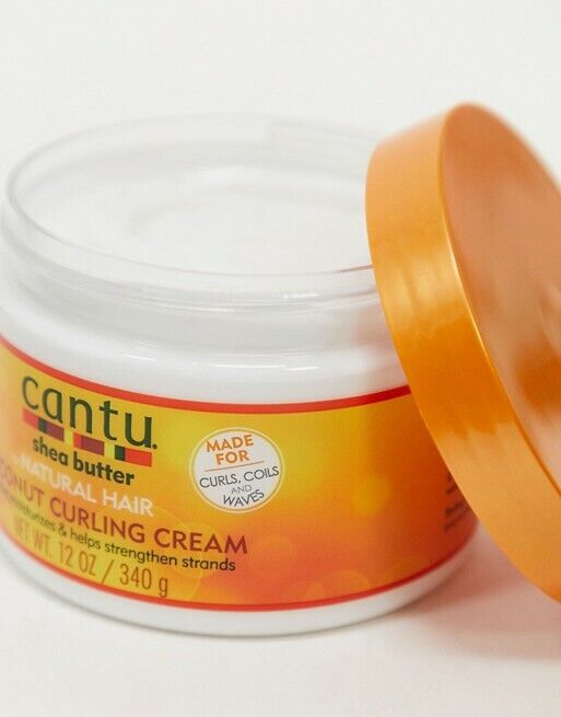 Cantu Shea Butter Coconut Curling Cream | Defines, Moisturizes | No Sulfate 340g