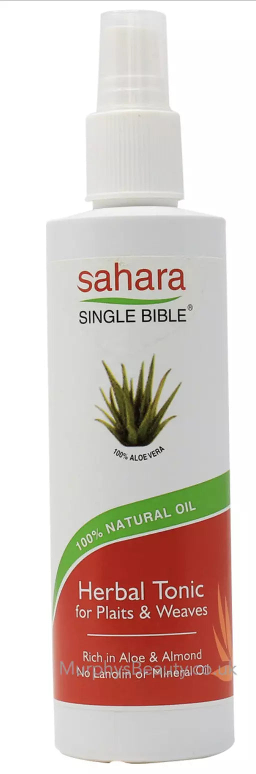 Sahara Single Bible Herbal Tonic - 100% Natural Oil for Plaits & Weaves